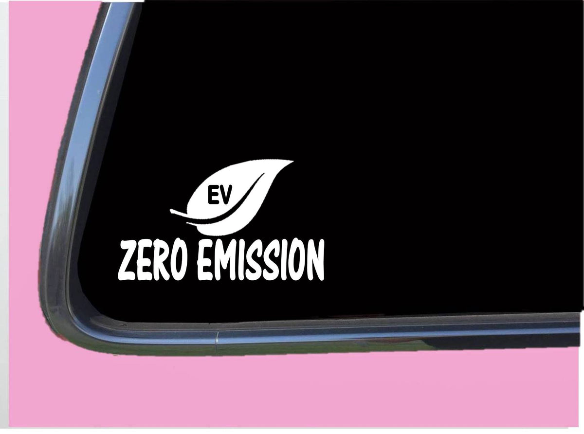 Zero Emission Vinyl Decal – 8 Inch