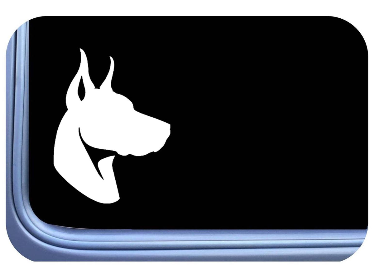 Doberman Vinyl Decal – 6 Inch