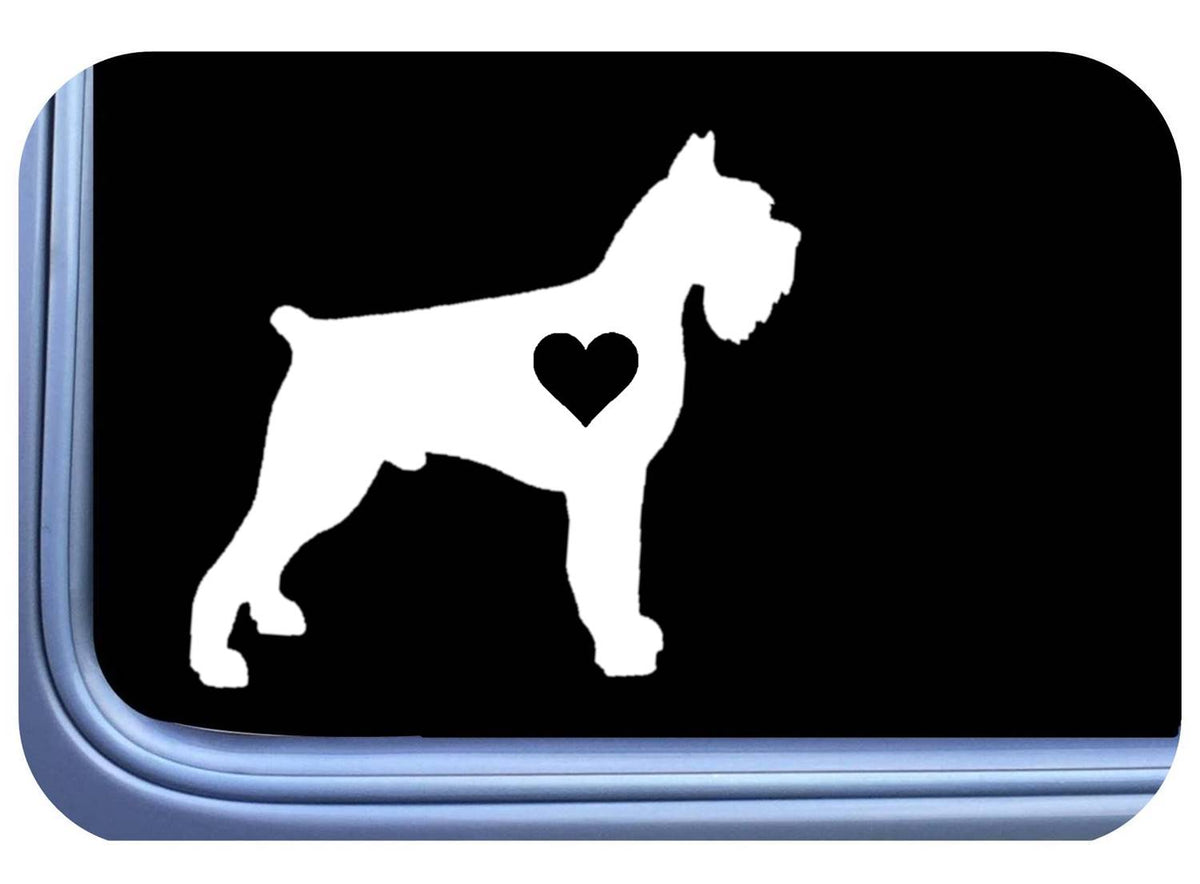 Giant Schnauzer Dog Vinyl Decal – 6 Inch