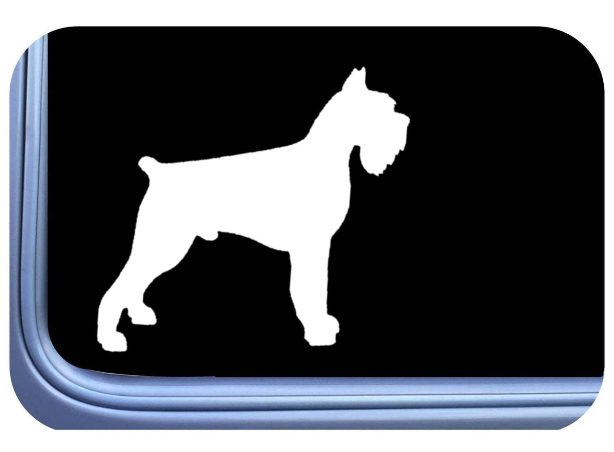 Giant Schnauzer Dog Vinyl Decal – 6 Inch