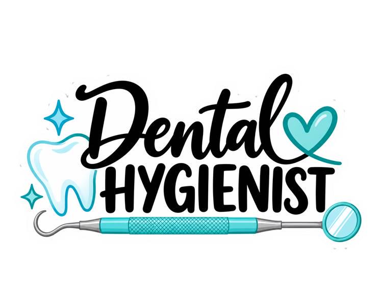 Dental Hygienist Sticker, RDH Sticker, Dental Hygiene Sticker, Tooth Vinyl Sticker, Hygienist Gift, Dental Worker Decal OS 80