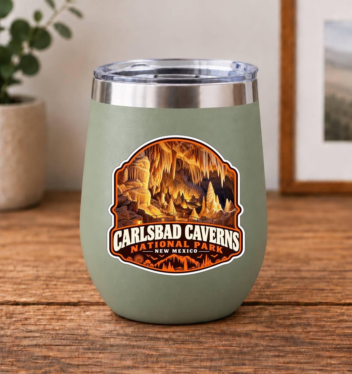 Carlsbad Caverns National Park Sticker, New Mexico Travel Vinyl Decal, Cave Sticker ST 141