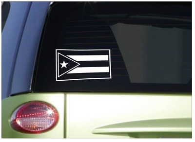 Puerto Rico Flag Vinyl Decal – 8 Inch