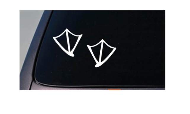 Duck Feet Vinyl Decal