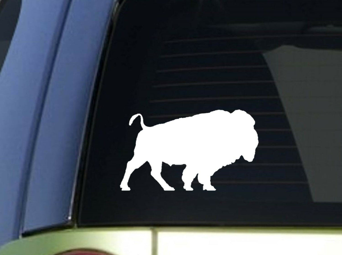 Buffalo Standing 2 Vinyl Decal – 8 Inch