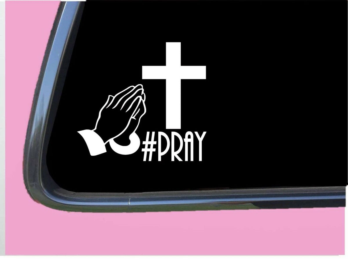 Pray Vinyl Decal – 6 Inch