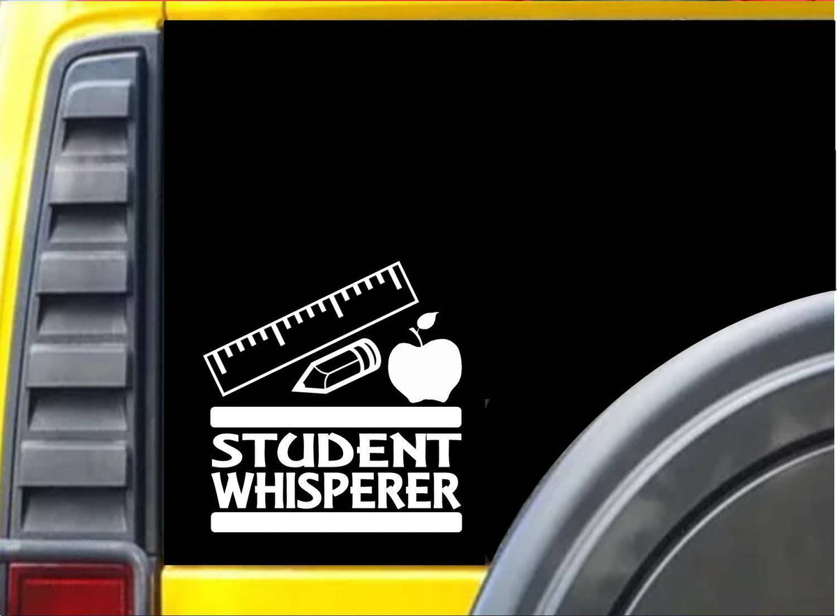 Student Whisperer Vinyl Decal – 6 Inch