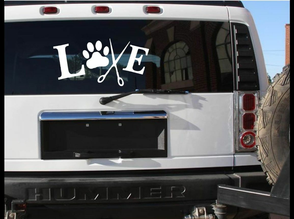 Large Love to Groom Vinyl Decal – 24 Inch