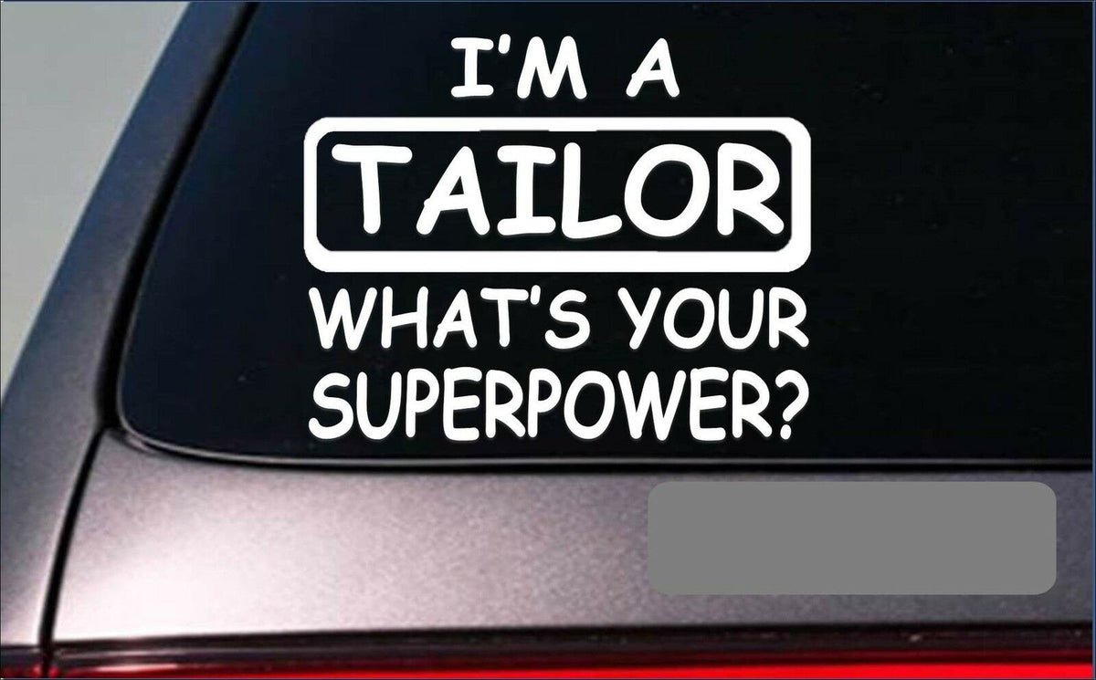 Tailor Superpower Vinyl Decal – 8 Inch