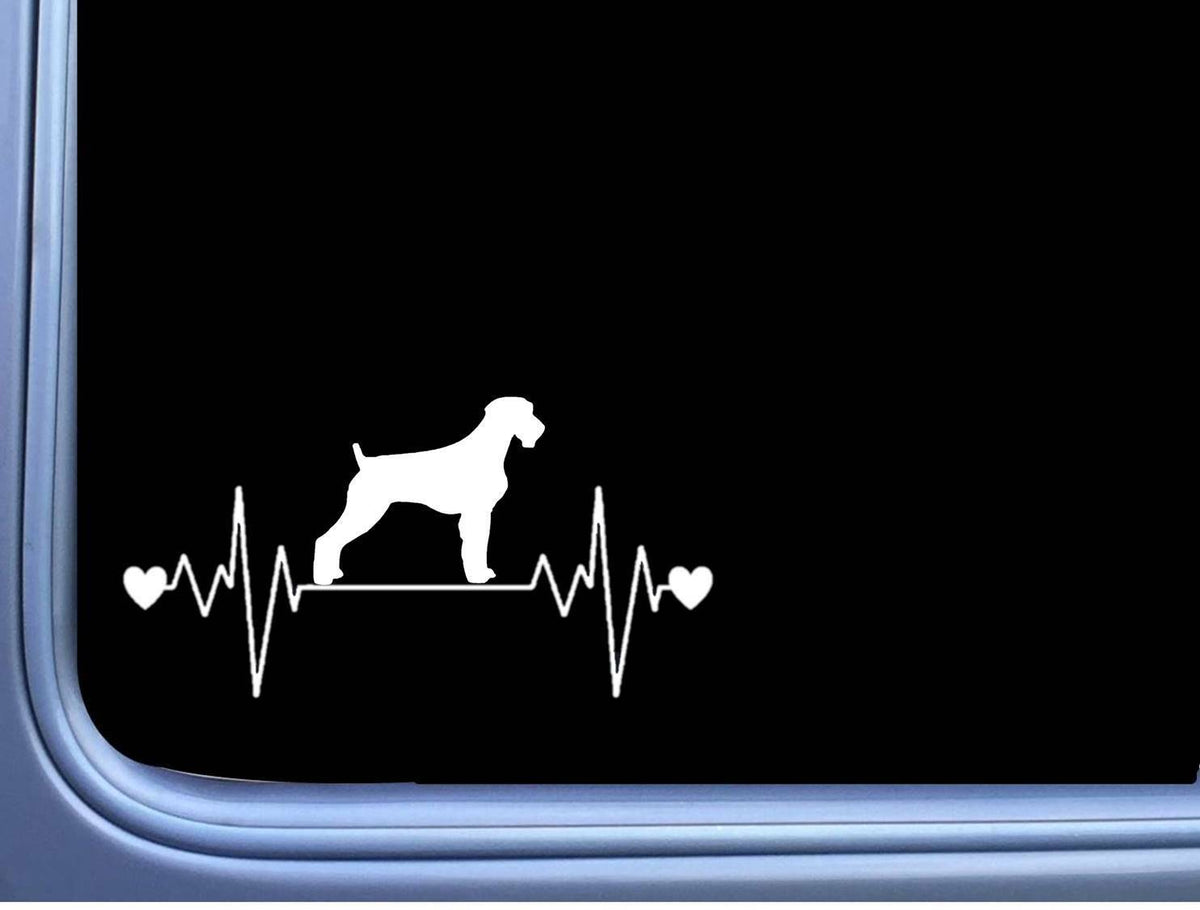 German Wirehaired Pointer Lifeline Vinyl Decal – 8 Inch