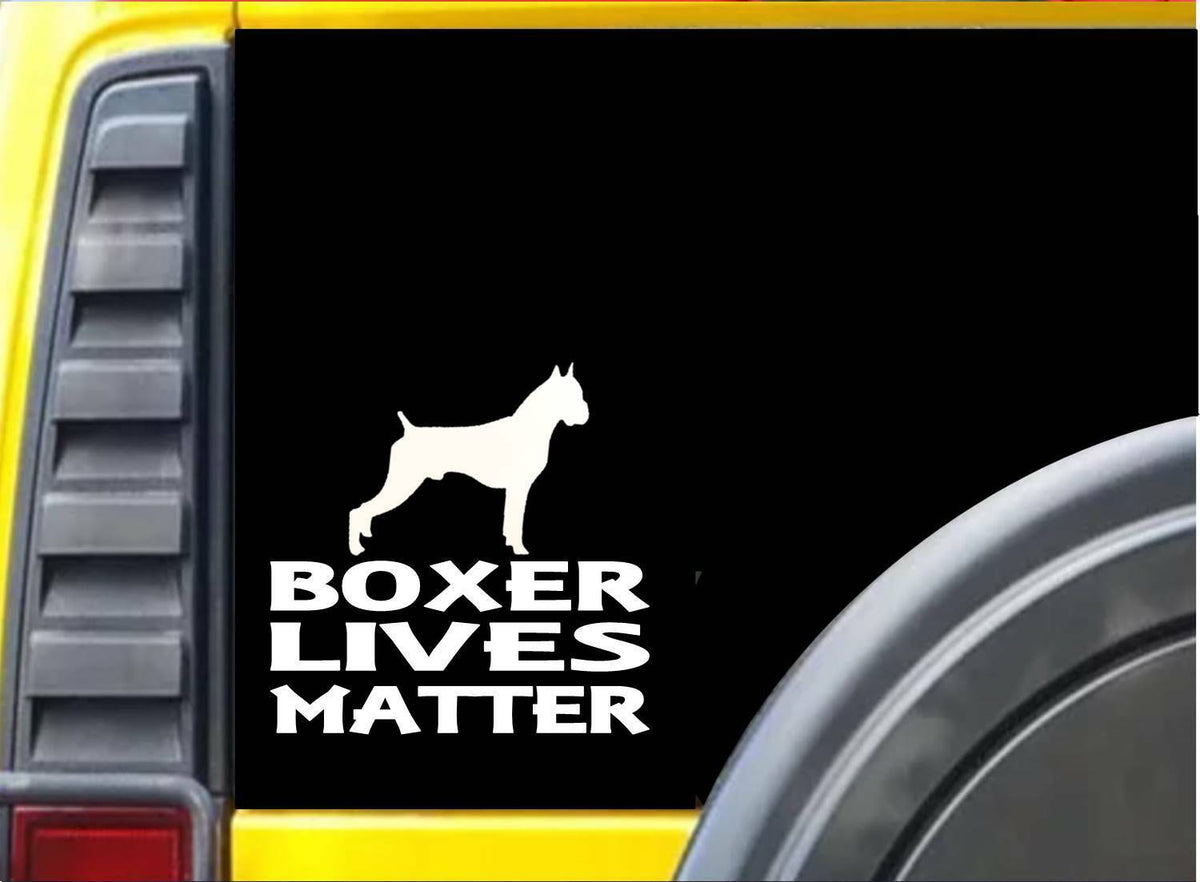 Boxer Lives Matter Vinyl Decal – 6 Inch