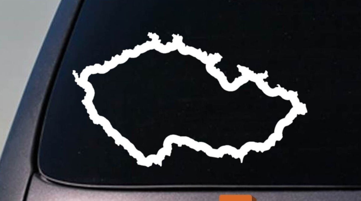 The Czech Republic Country Vinyl Decal – 6 Inch