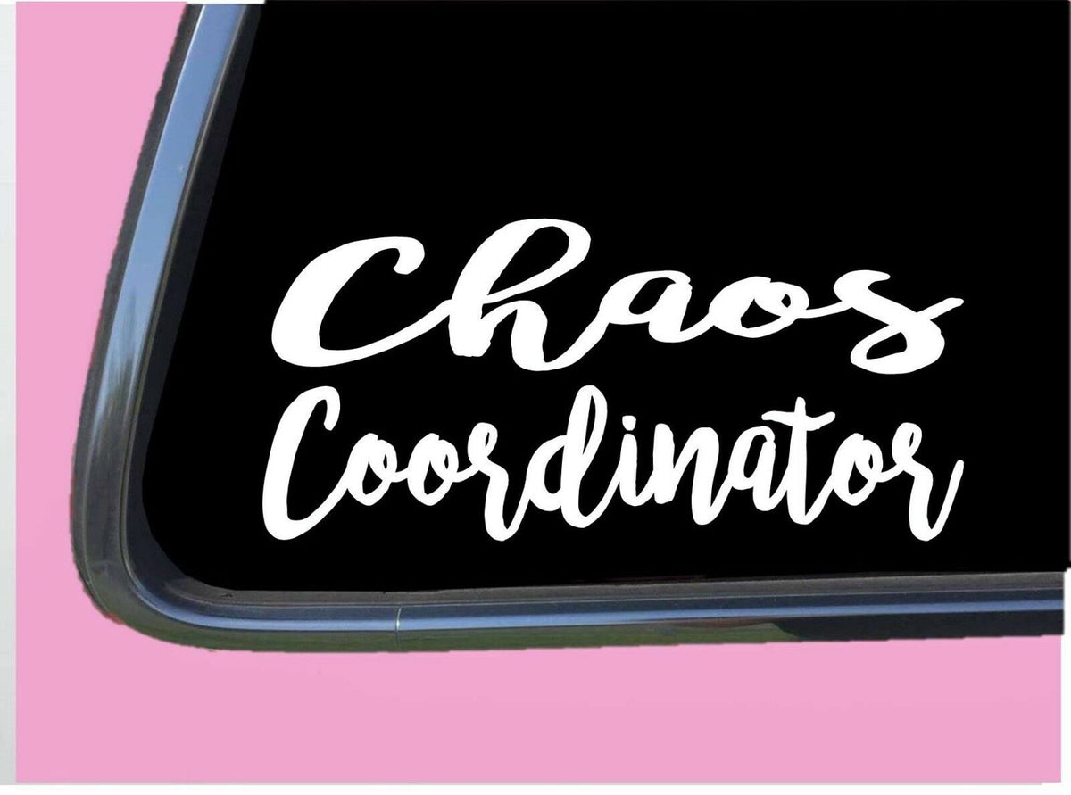 Chaos Coordinator Vinyl Decal – 8 Inch