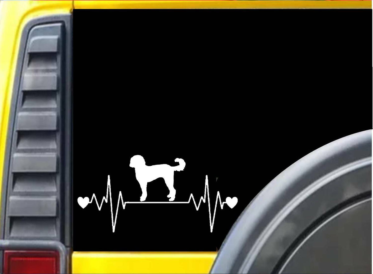 Goldendoodle Lifeline Vinyl Decal – 8 Inch