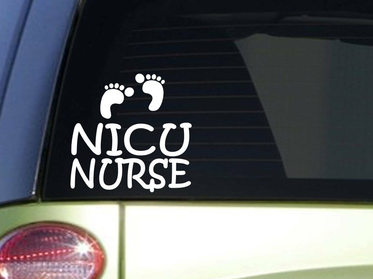 Nicu Nurse 6X Vinyl Decal – 6 Inch