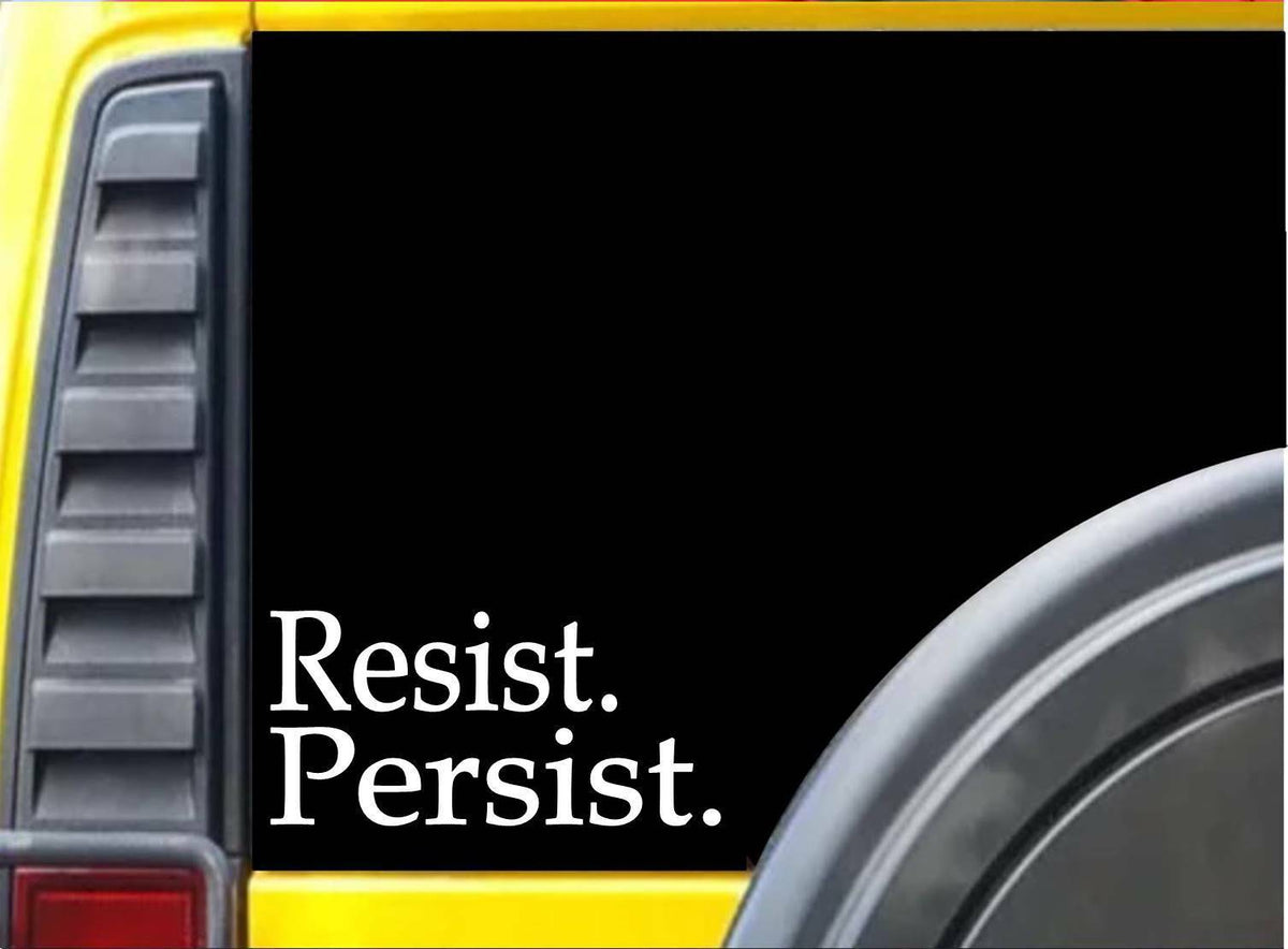 Resist Persist Vinyl Decal – 8 Inch