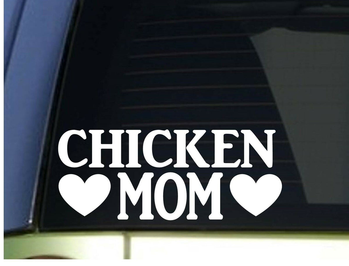Chicken Mom Vinyl Decal – 8.5 Inch