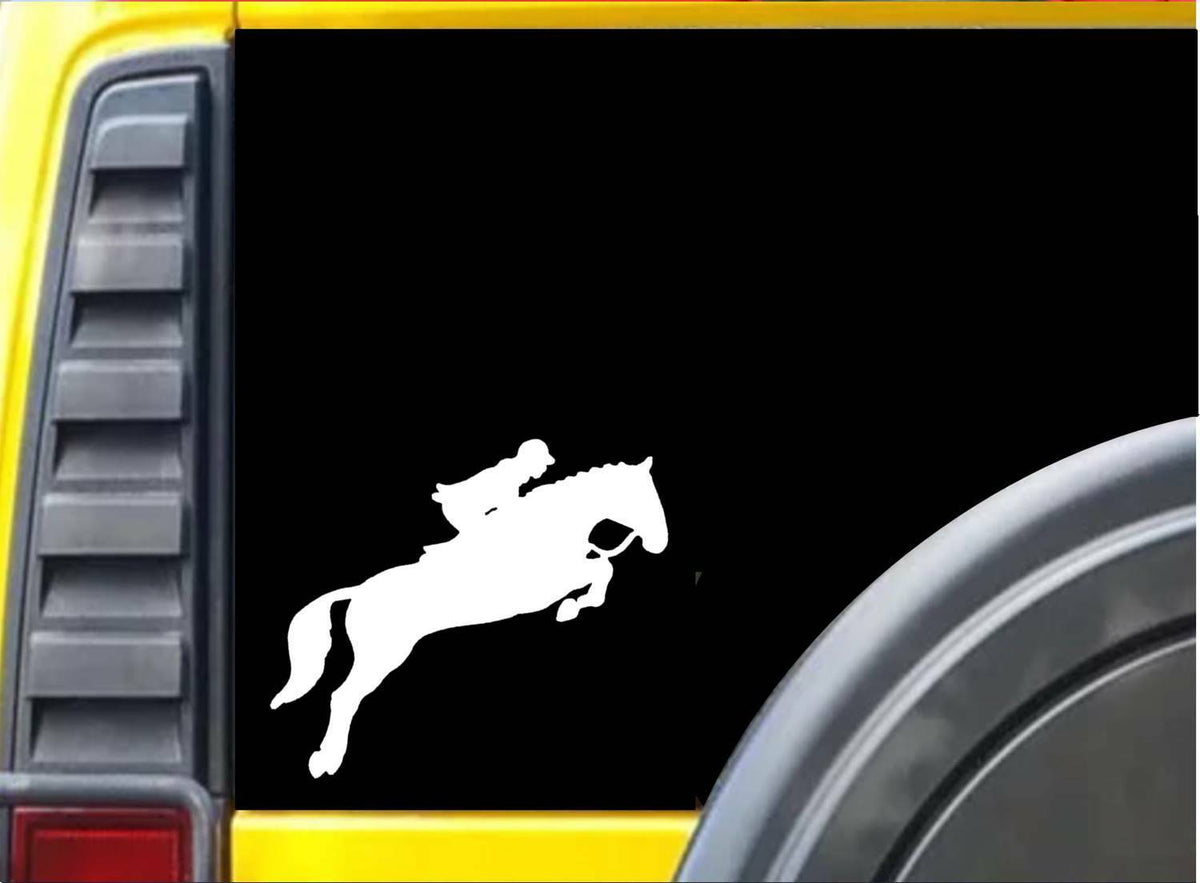 Jumping Horse Vinyl Decal – 8 Inch