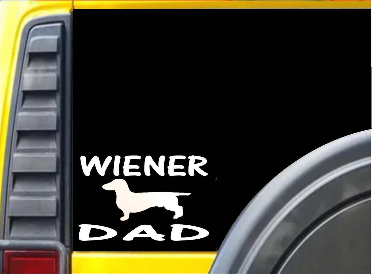 Wiener Dad Vinyl Decal – 6 Inch