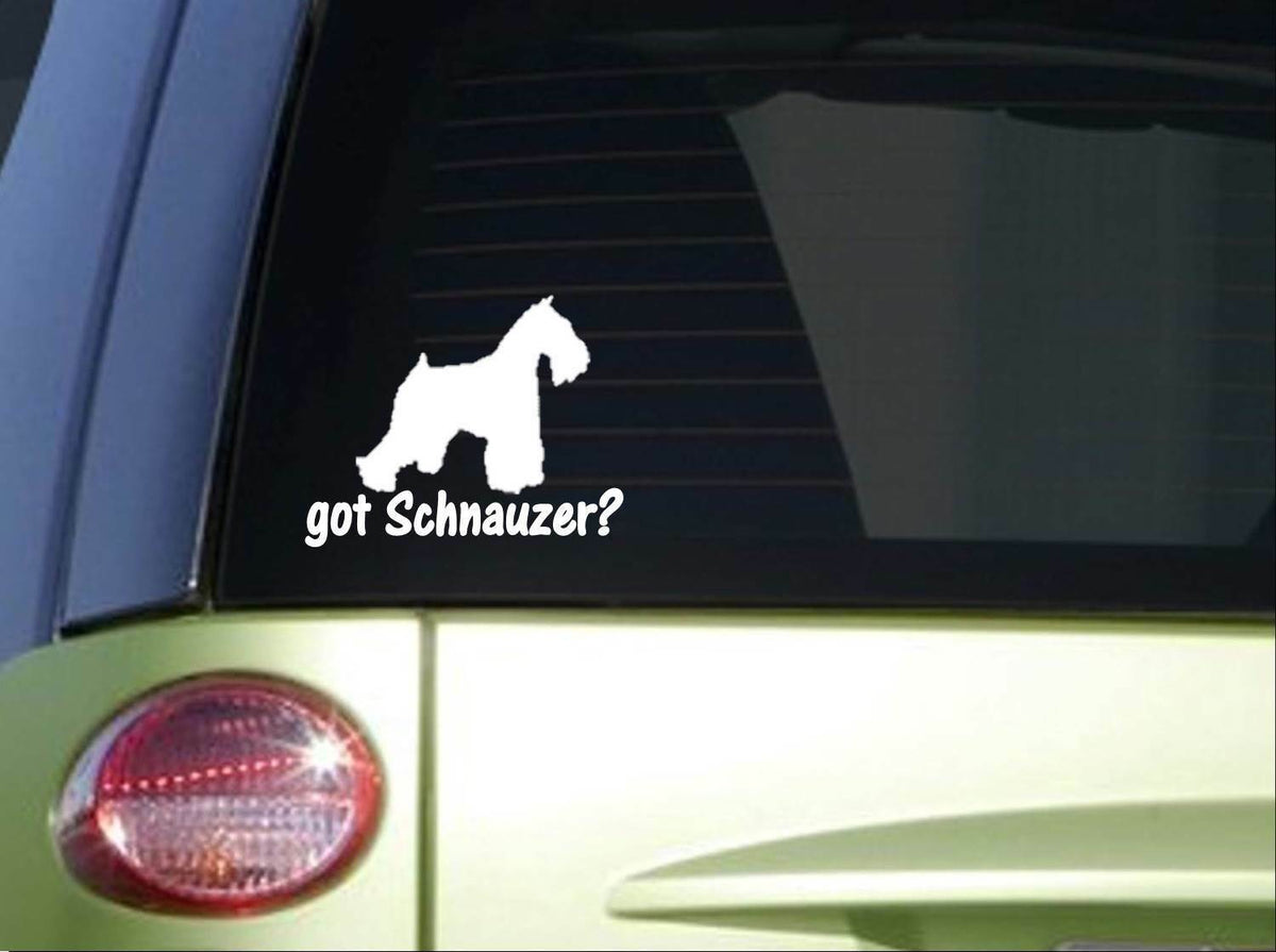 Got Schnauzer Vinyl Decal – 6 Inch