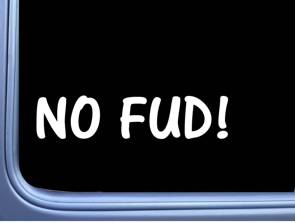 No Fud Vinyl Decal – 8 Inch