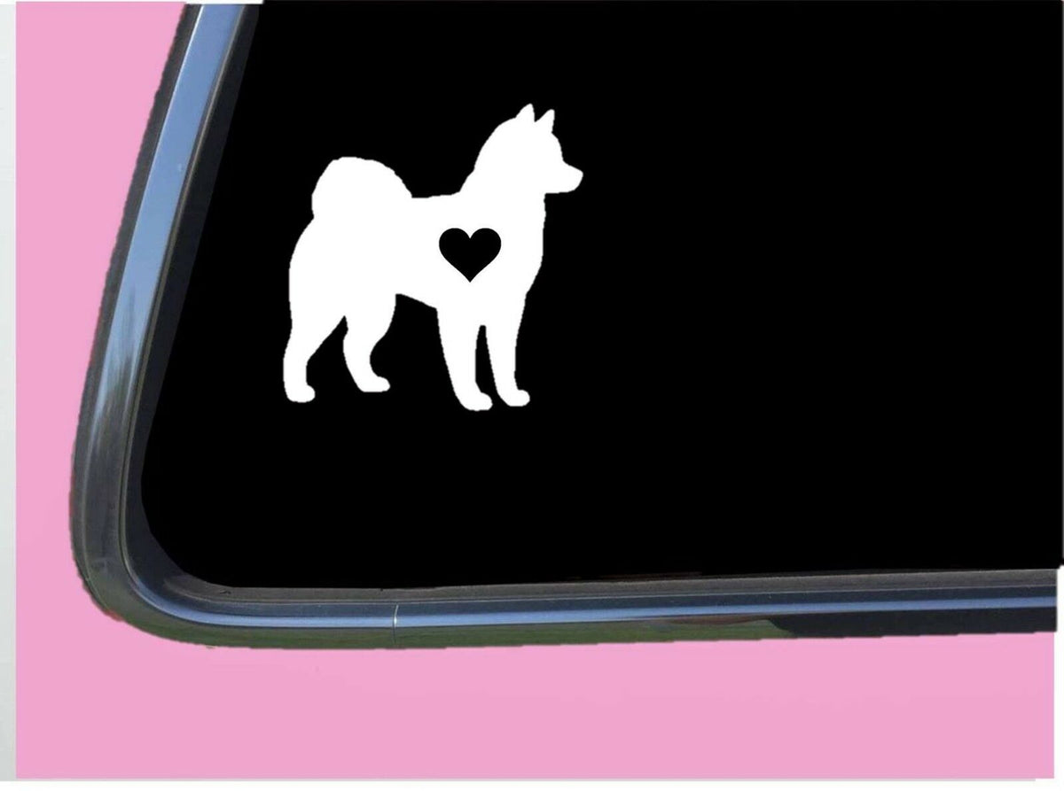 Klee Kai Lil Heart Vinyl Decal – 6 Inch