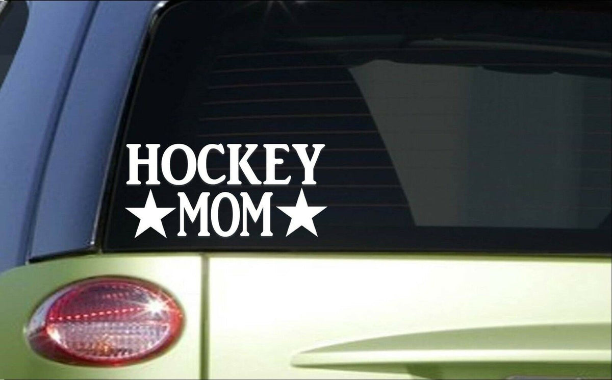 Hockey Mom Vinyl Decal – 8 Inch