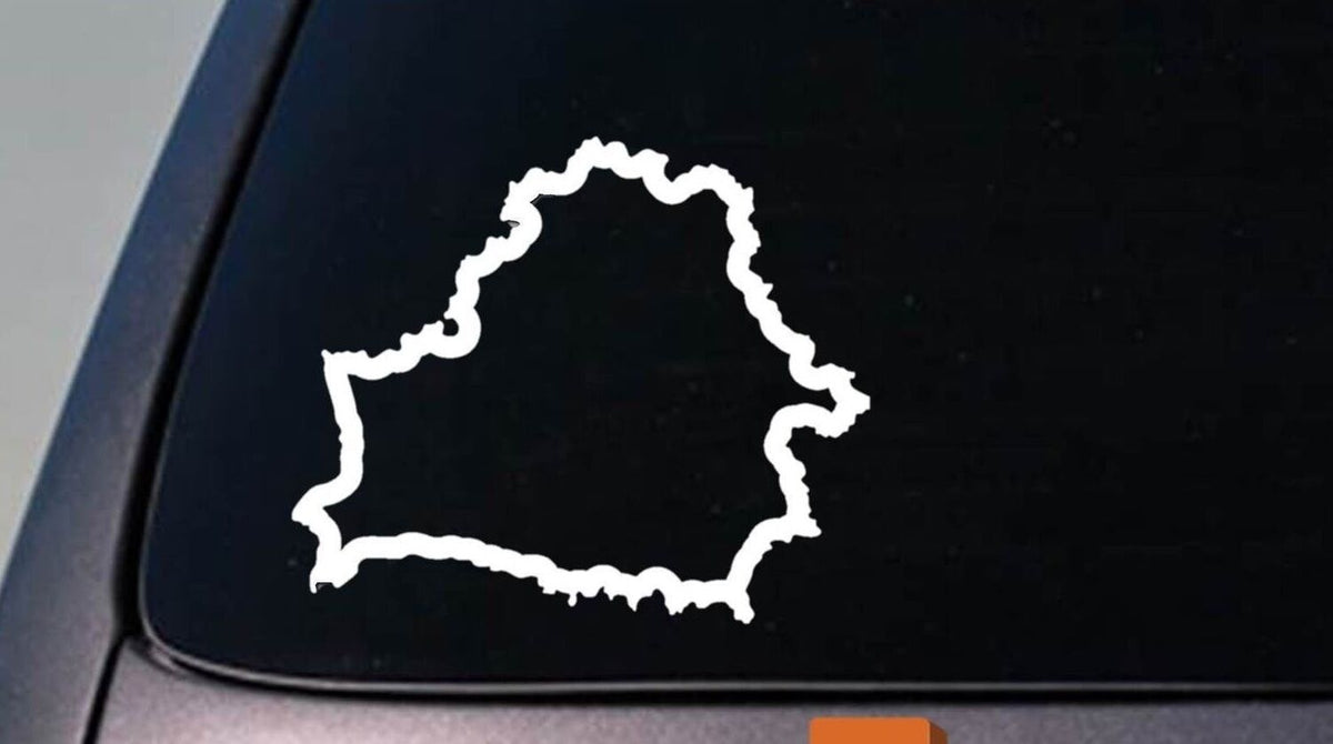 Belarus Country Vinyl Decal – 6 Inch