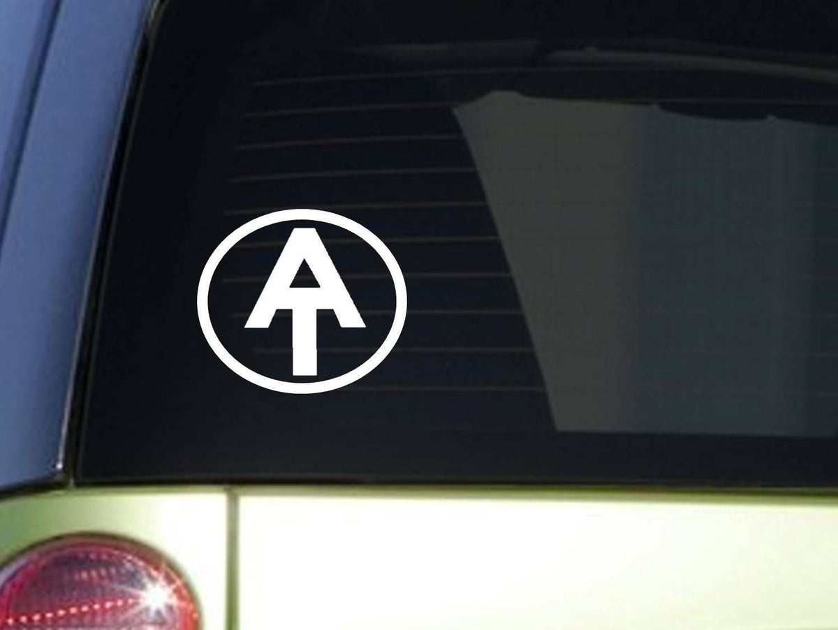 Appalachian Trail Symbol 6X Hiking Vinyl Decal – 6 Inch