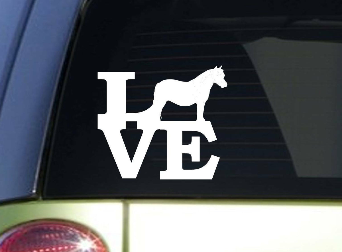 Miniature Horse Love Vinyl Decal – 6 Inch