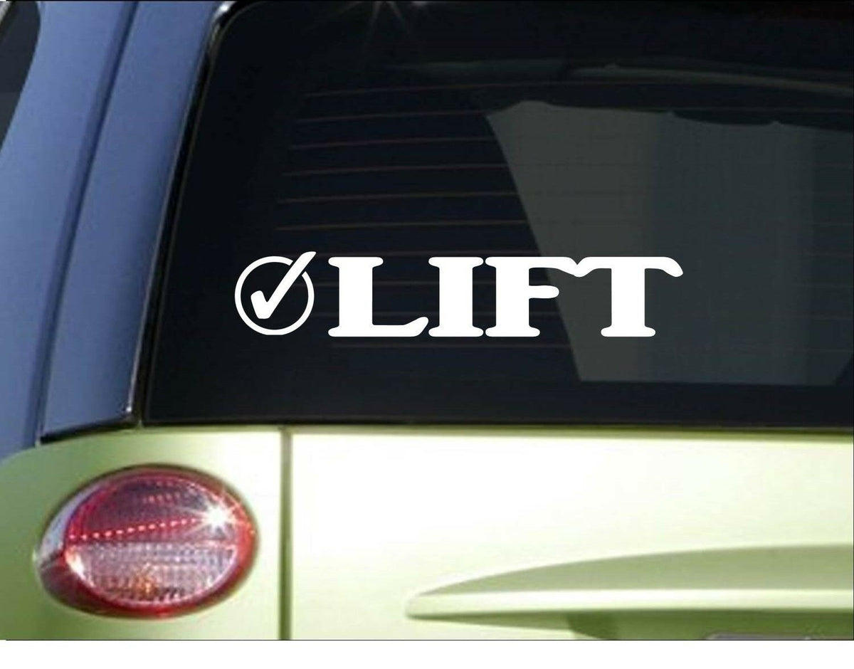 Lift Check Vinyl Decal – 8 Inch
