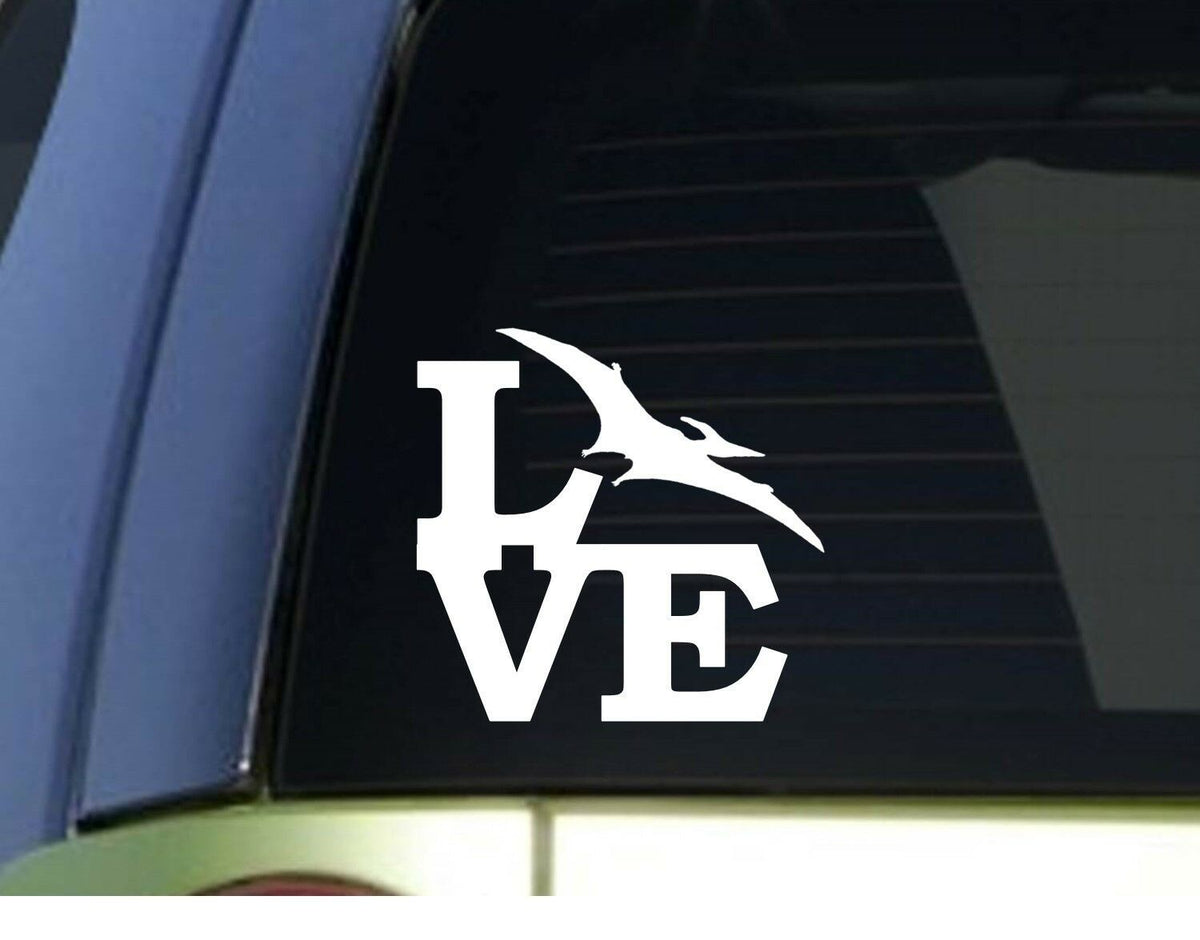 Pterodactyl Love Vinyl Decal – 6 Inch
