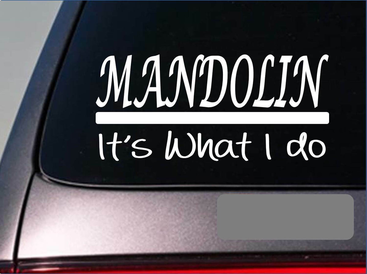 Mandolin Vinyl Decal