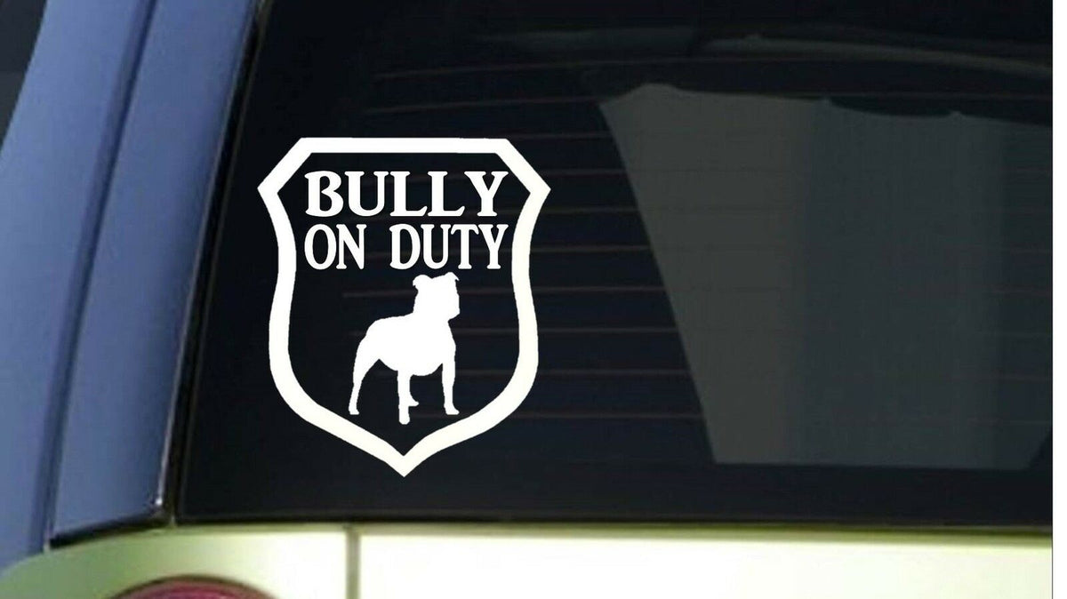Bully on Duty 6X Vinyl Decal – 6 Inch