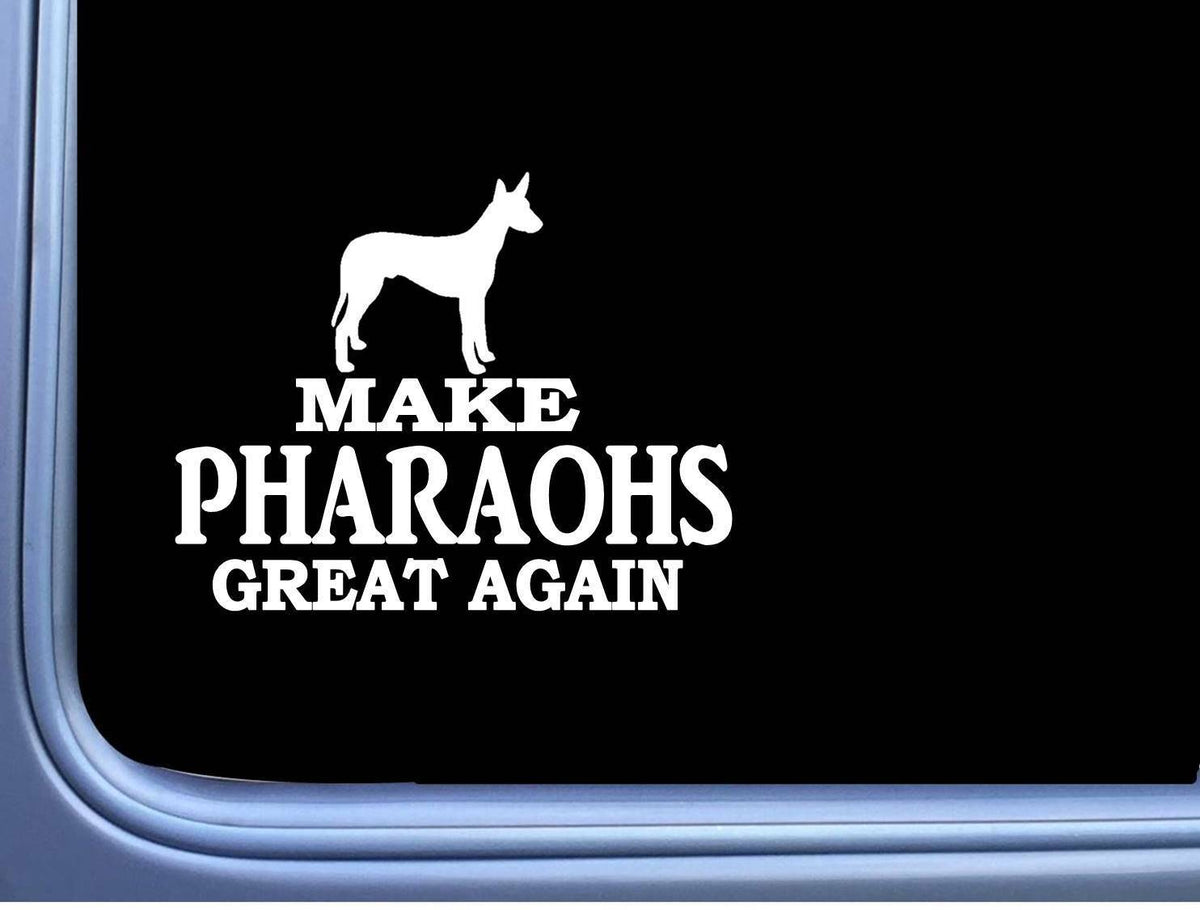 Pharaoh Hound Maga Flag Dog Vinyl Decal – 7 Inch