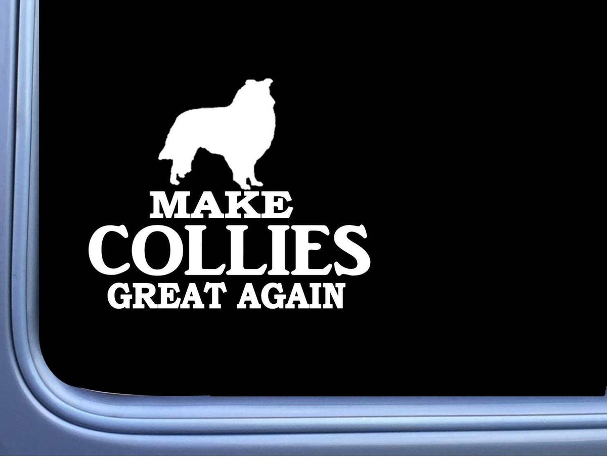 Collie Maga Dog Vinyl Decal – 7 Inch