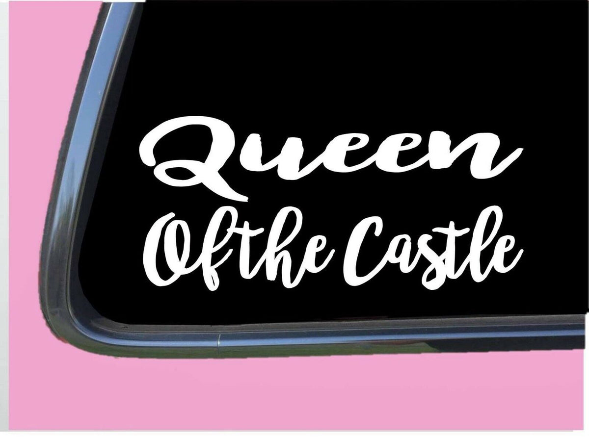Queen of the Castle Vinyl Decal – 8 Inch