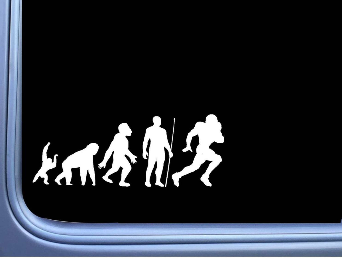 Football Evolution Vinyl Decal – 8 Inch