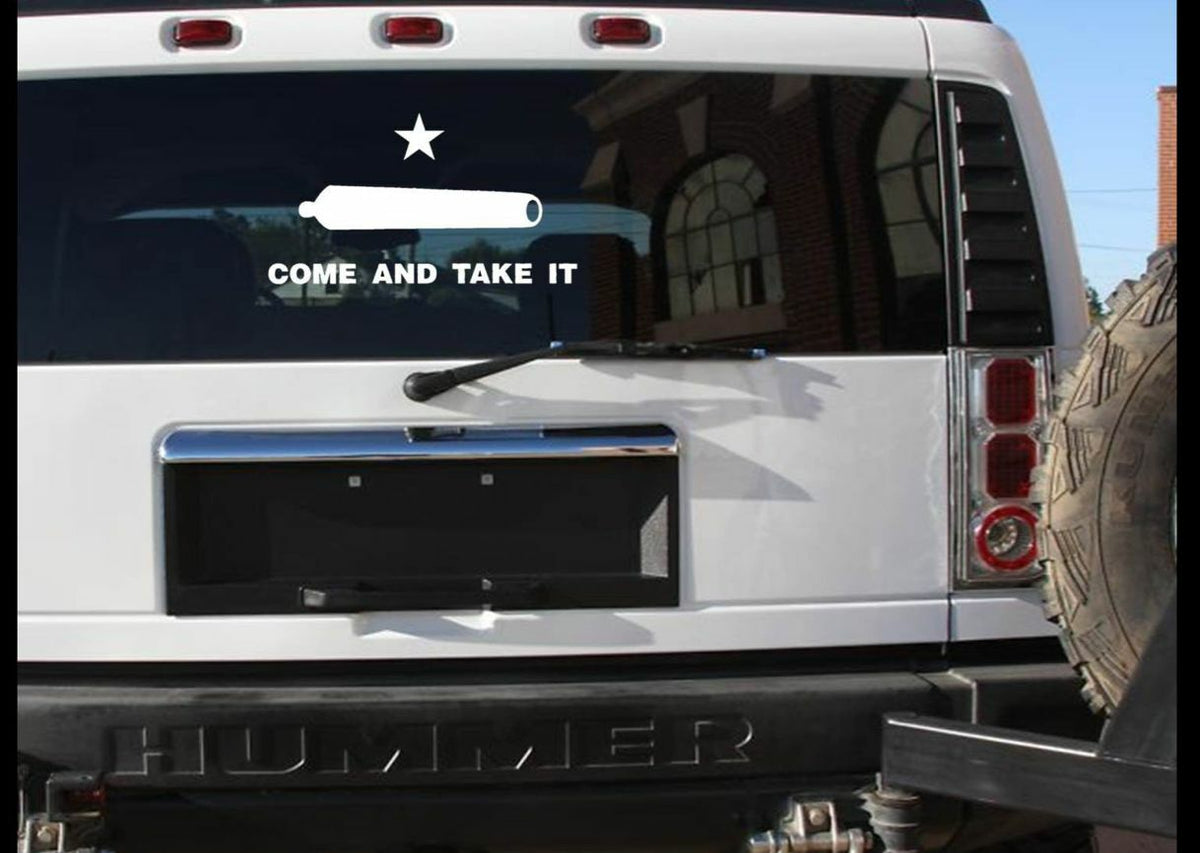 Large Come and Take It Assault Life Vinyl Decal