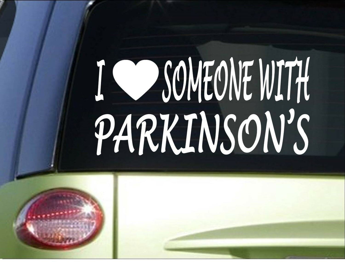 I Love Someone with Parkinson's Disease Vinyl Decal – 8 Inch