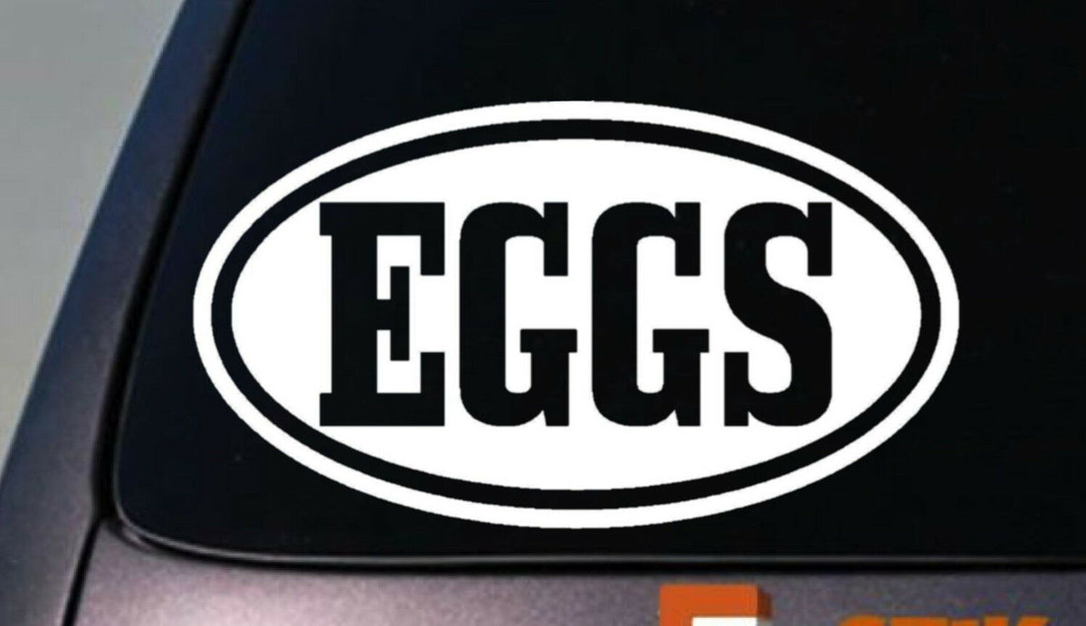 Eggs Vinyl Decal