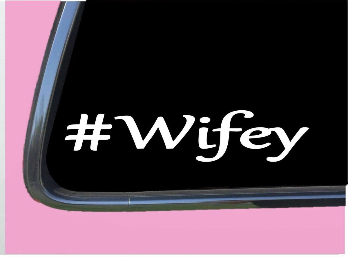 Wifey Vinyl Decal – 8 Inch