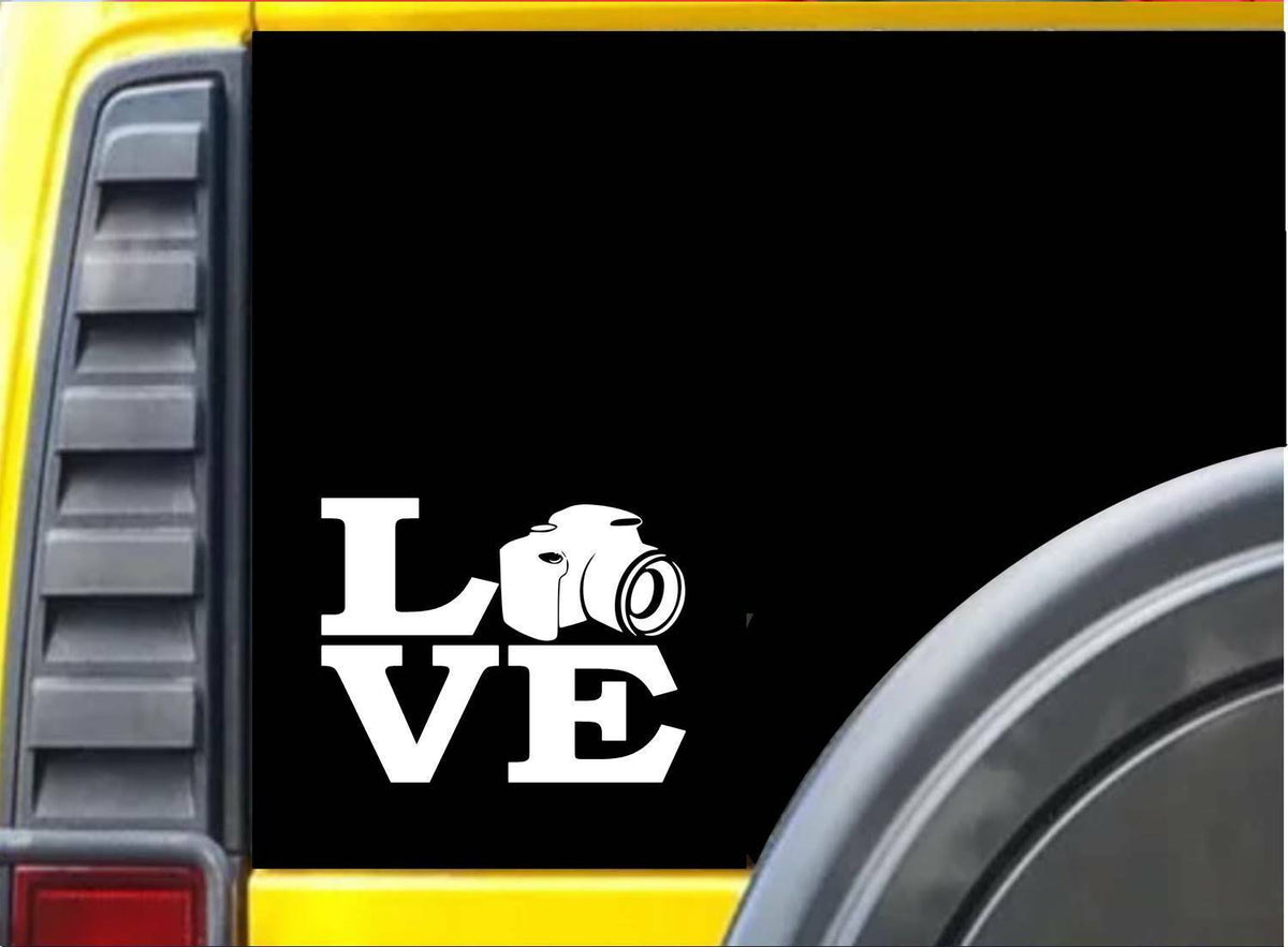 Camera Love Vinyl Decal – 6 Inch