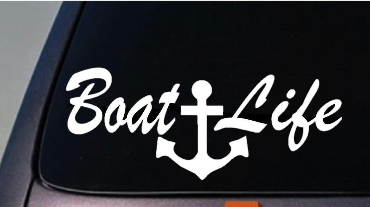 Boat Life Vinyl Decal – 6 Inch
