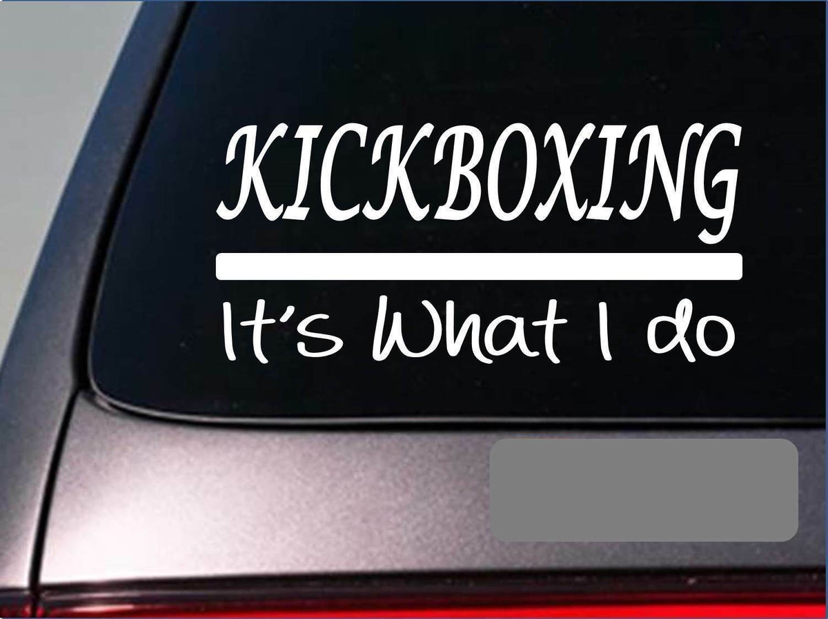 Kickboxing Vinyl Decal