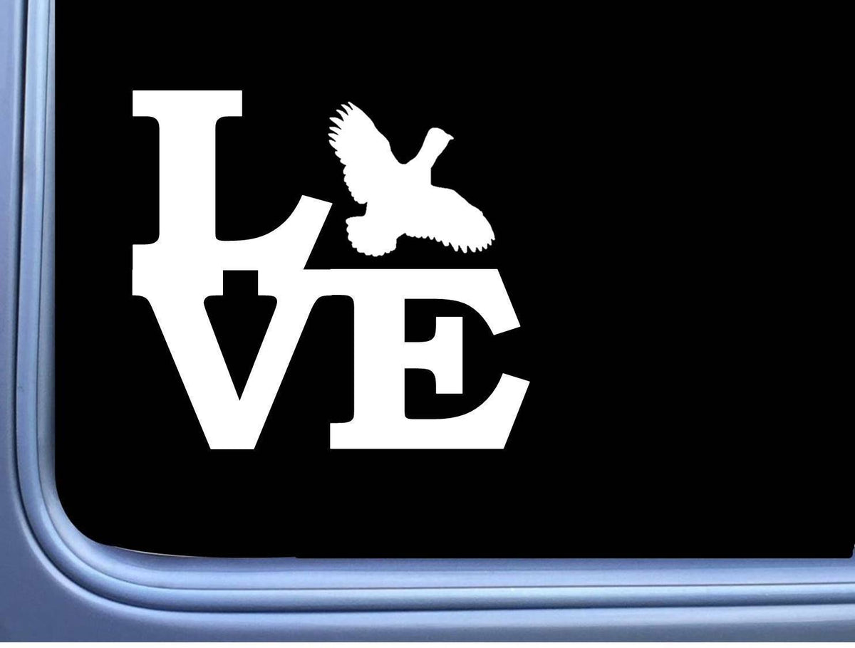 Quail Love Vinyl Decal – 6 Inch