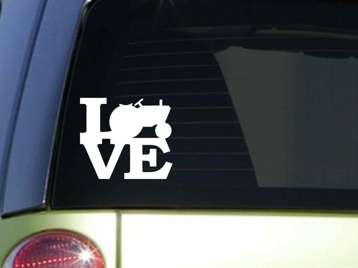 Tractor Love Vinyl Decal – 6 Inch