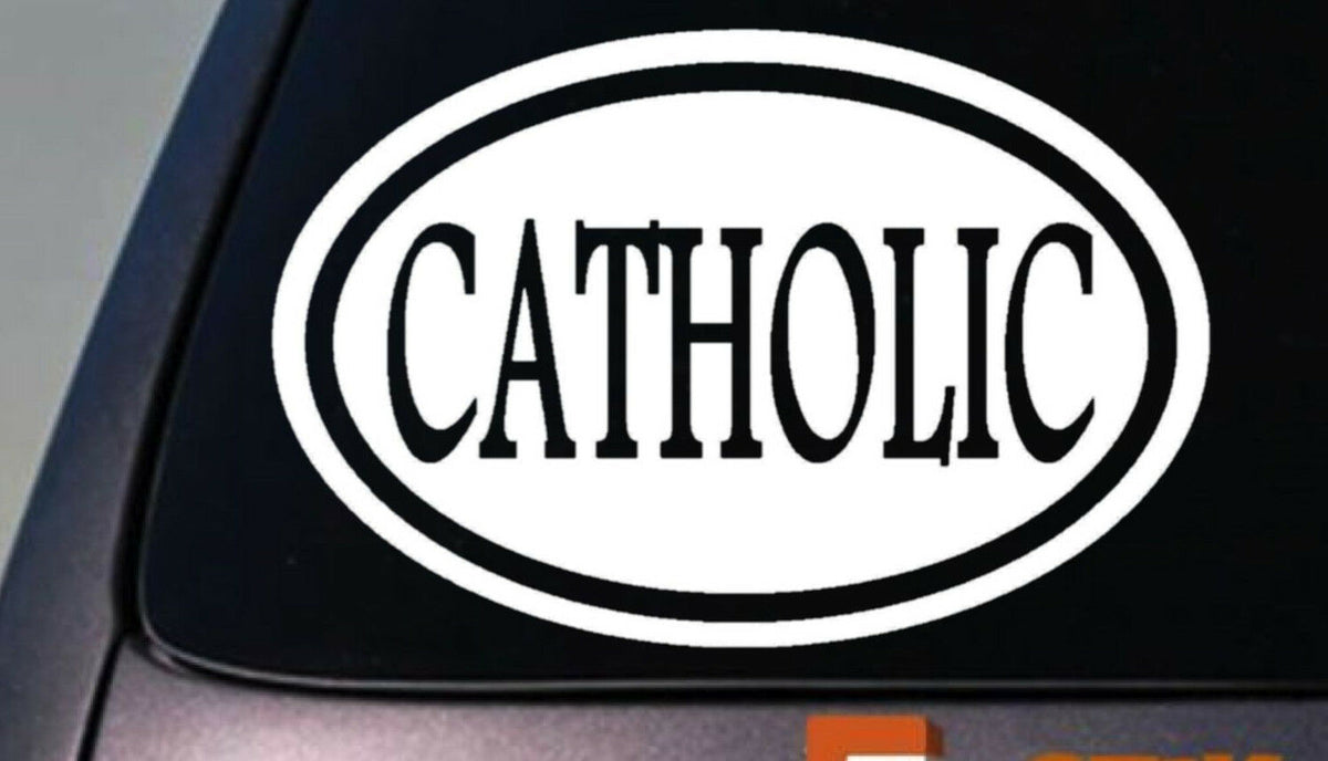 Catholic Vinyl Decal – 6 Inch