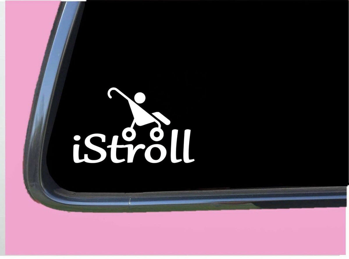 I Stroll Stroller Vinyl Decal – 8 Inch