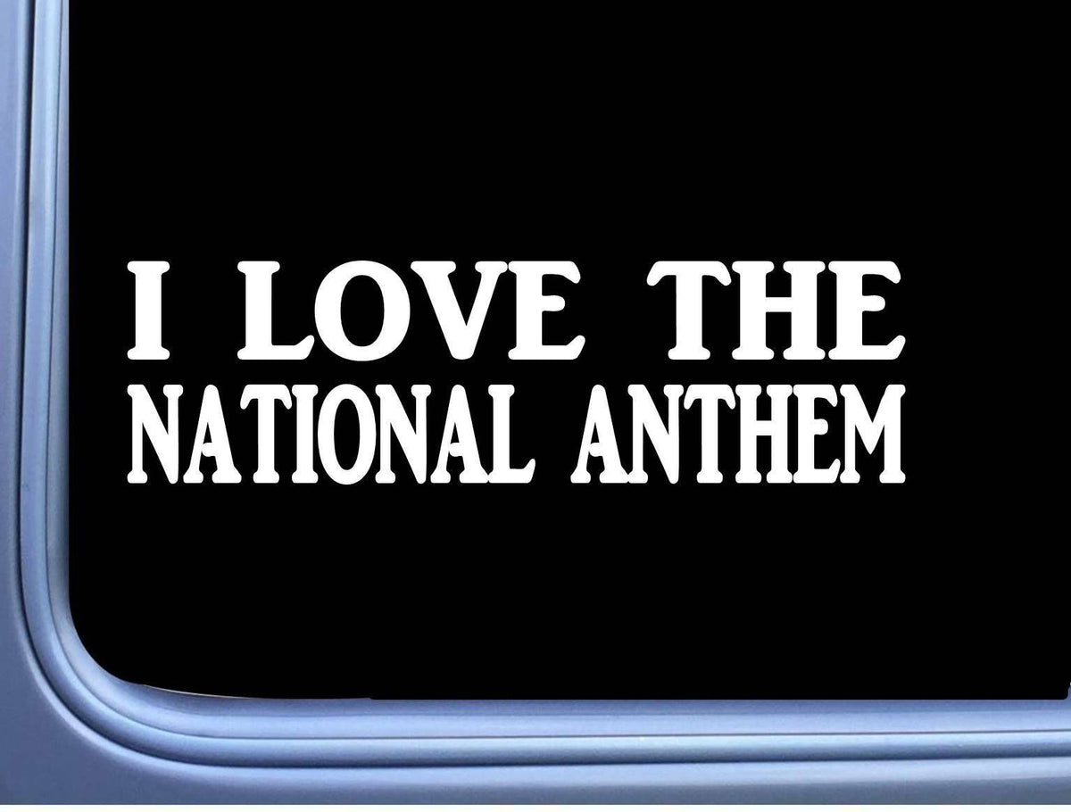 I Love the National Anthem Vinyl Decal – 8 Inch